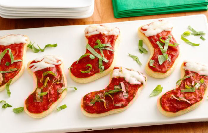 Pizza Calcetín Papá Noél